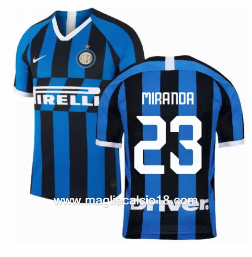 Prima divisa maglia inter milan MIRANDA 2019-2020