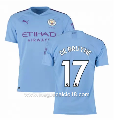 Prima divisa maglia manchester city DE BRUYNE 2019-2020