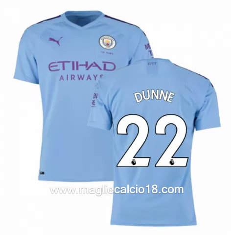 Prima divisa maglia manchester city DUNNE 2019-2020