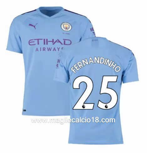 Prima divisa maglia manchester city FERNANDINHO 2019-2020