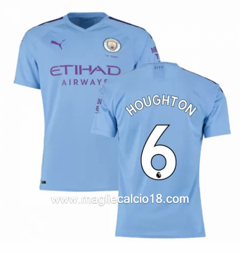 Prima divisa maglia manchester city Houghton 2019-2020