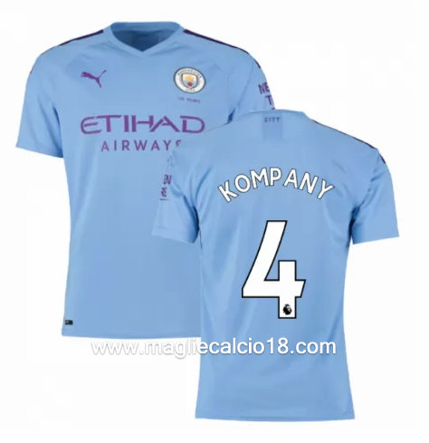 Prima divisa maglia manchester city KOMPANY 2019-2020