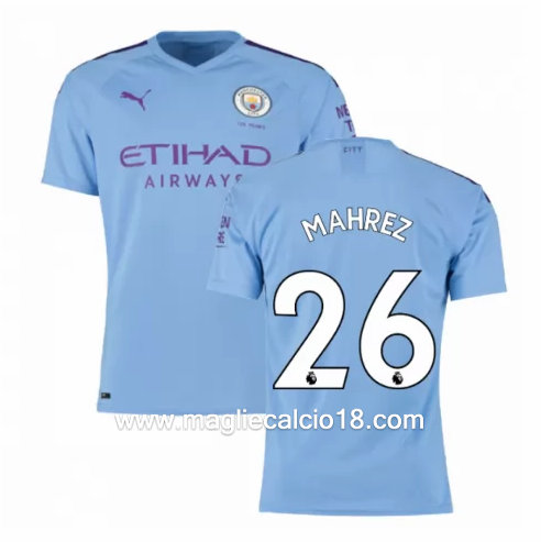 Prima divisa maglia manchester city MAHREZ 2019-2020