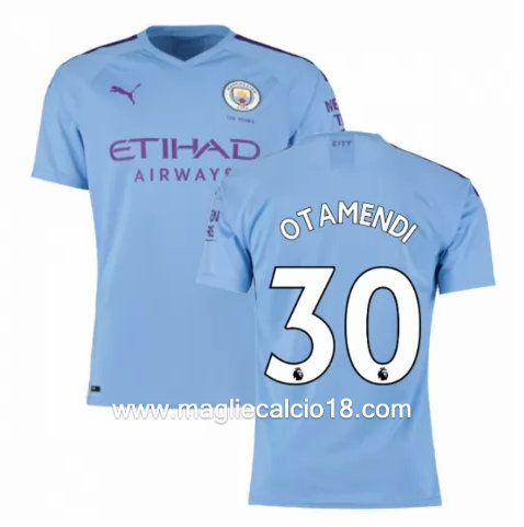 Prima divisa maglia manchester city OTAMENDI 2019-2020