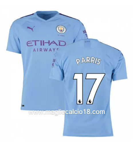 Prima divisa maglia manchester city Parris 2019-2020