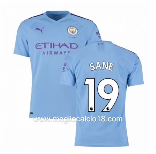 Prima divisa maglia manchester city SANE 2019-2020