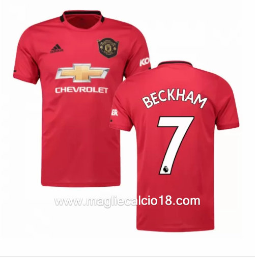 Prima divisa maglia manchester united BECKHAM 2019-2020