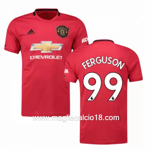 Prima divisa maglia manchester united FERGUSON 2019-2020