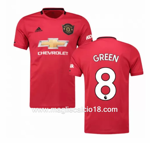 Prima divisa maglia manchester united Green 2019-2020