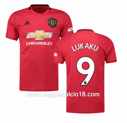 Prima divisa maglia manchester united LUKAKU 2019-2020