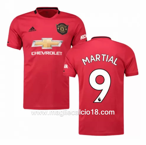 Prima divisa maglia manchester united Martial 2019-2020