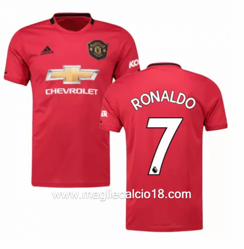 Prima divisa maglia manchester united RONALDO 2019-2020