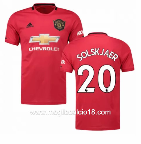 Prima divisa maglia manchester united SOLSKJAER 2019-2020