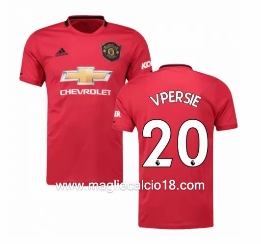 Prima divisa maglia manchester united V.PERSIE 2019-2020