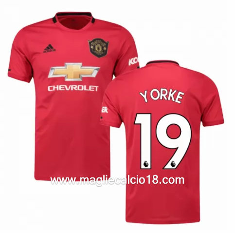 Prima divisa maglia manchester united YORKE 2019-2020