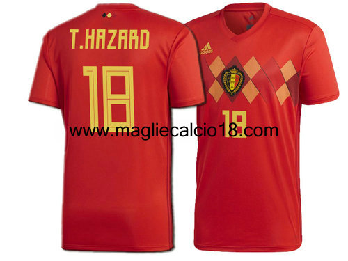 prima divisa maglia nazionale belgio T.Hazard 2018-2018