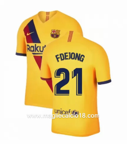 Seconda divisa maglia barcellona F De Jong 2019-2020