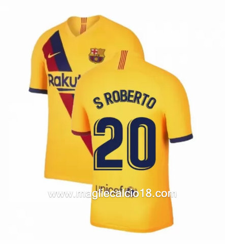 Seconda divisa maglia barcellona S ROBERTO 2019-2020