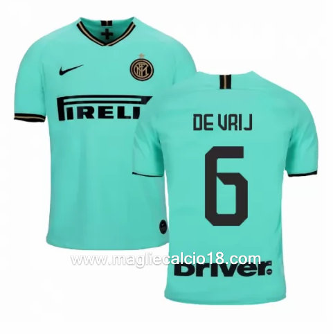 Seconda divisa maglia inter milan DE VRIJ 2019-2020