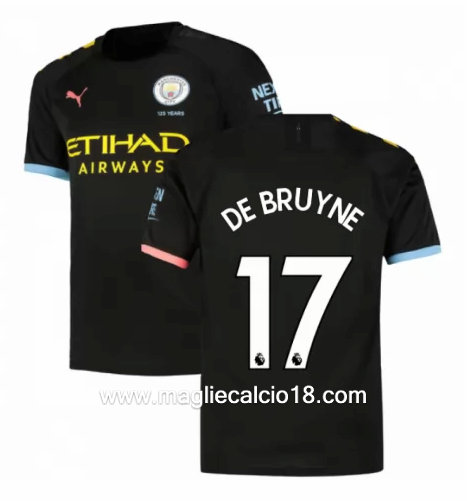 Seconda divisa maglia manchester city DE BRUYNE 2019-2020