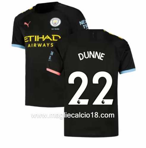 Seconda divisa maglia manchester city DUNNE 2019-2020