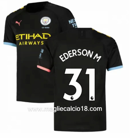 Seconda divisa maglia manchester city EDERSON M 2019-2020