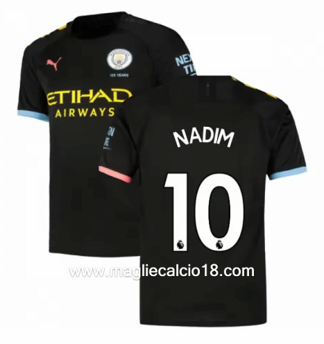 Seconda divisa maglia manchester city Nadim 2019-2020