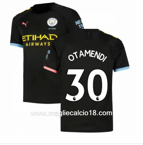 Seconda divisa maglia manchester city OTAMENDI 2019-2020