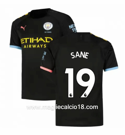 Seconda divisa maglia manchester city SANE 2019-2020