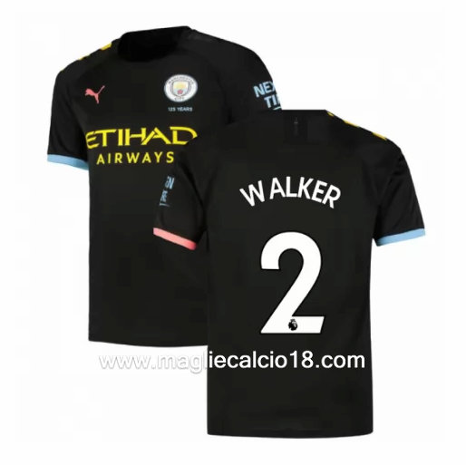 Seconda divisa maglia manchester city WALKER 2019-2020