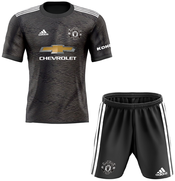 seconda divisa maglia Manchester United bambino 2020-2021