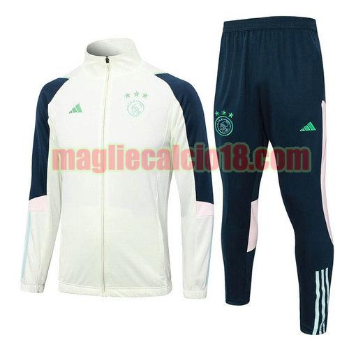 set sportivo da calcio afc ajax 2023-2024 bianco 231011