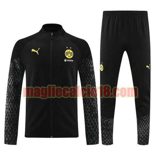 set sportivo da calcio borussia dortmund 2023-2024 nero 231019