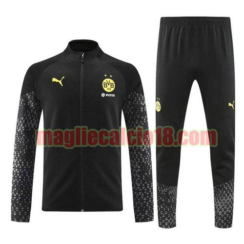 set sportivo da calcio borussia dortmund 2023-2024 nero 231020