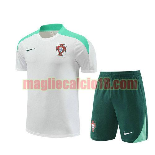 training maglie calcio portogallo 2024-2025 bianco completo