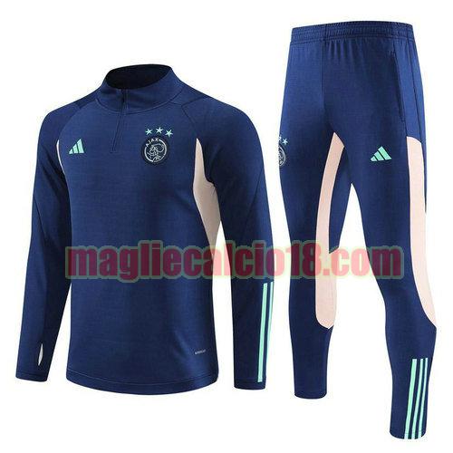 tuta da calcio afc ajax 2023-2024 blu z13