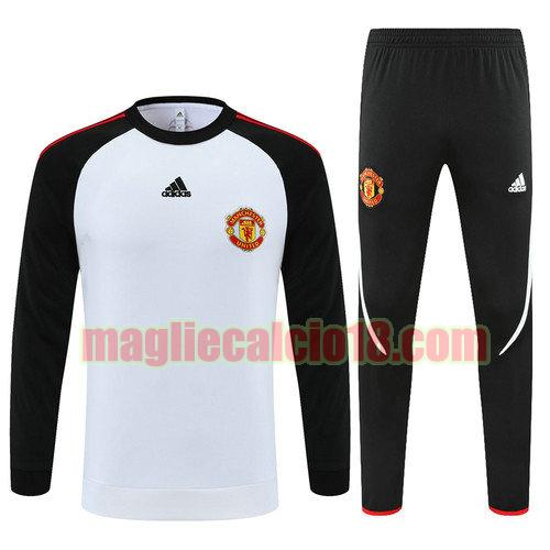 tuta sportiva manchester united 2022-2023 bianco