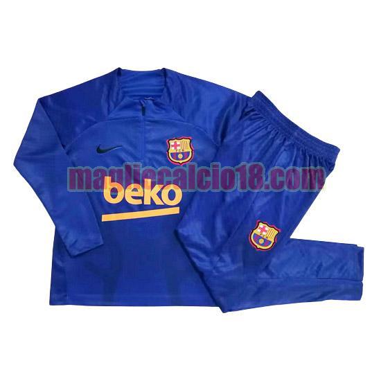 tute calcio barcellona 2023-2024 bambino blu20231033 a poco prezzo