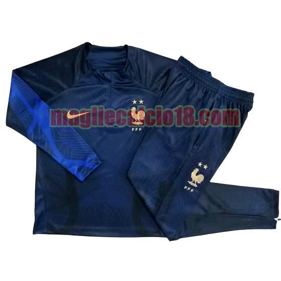 tute calcio francia 2023-2024 bambino blu navy20231043 a poco prezzo