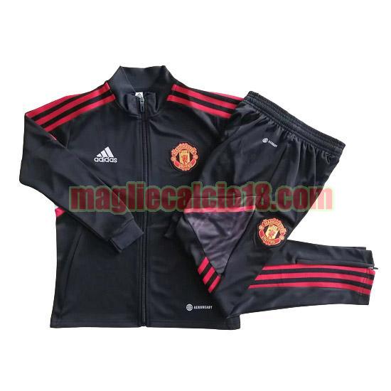 tute calcio manchester united 2023-2024 bambino nero20231092 a poco prezzo