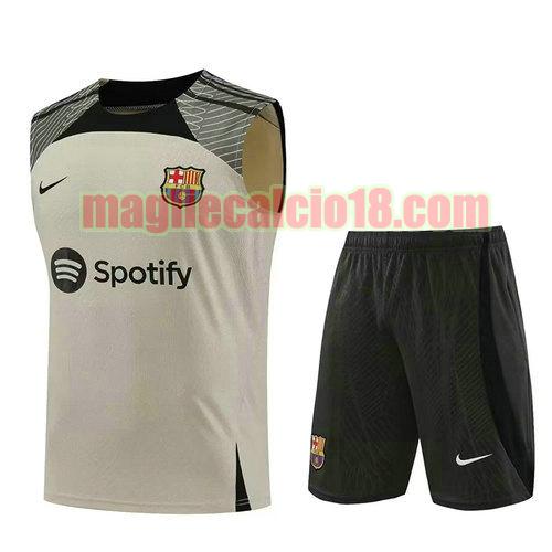 vest maglie barcellona 2023-2024 bianco grigio