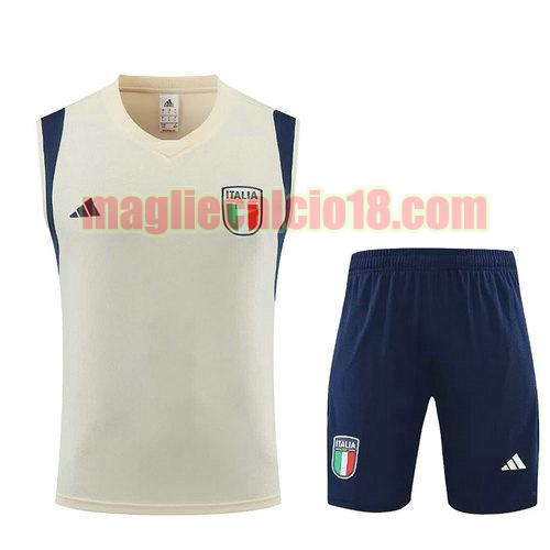 vest maglie italia 2023-2024 beige