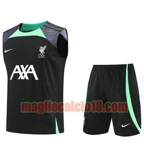 vests calcio liverpool 2023 completo nero a poco prezzo