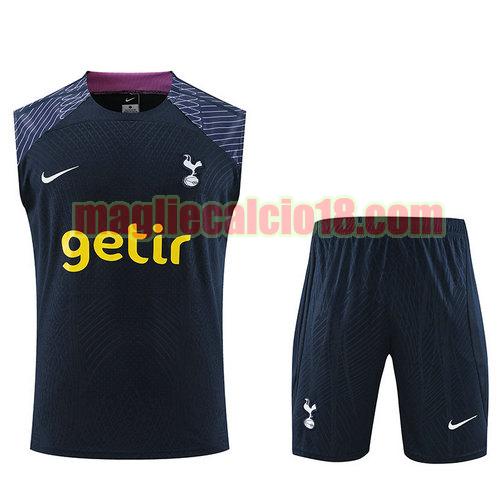 vests calcio tottenham hotspur 2023 completo blu reale a poco prezzo